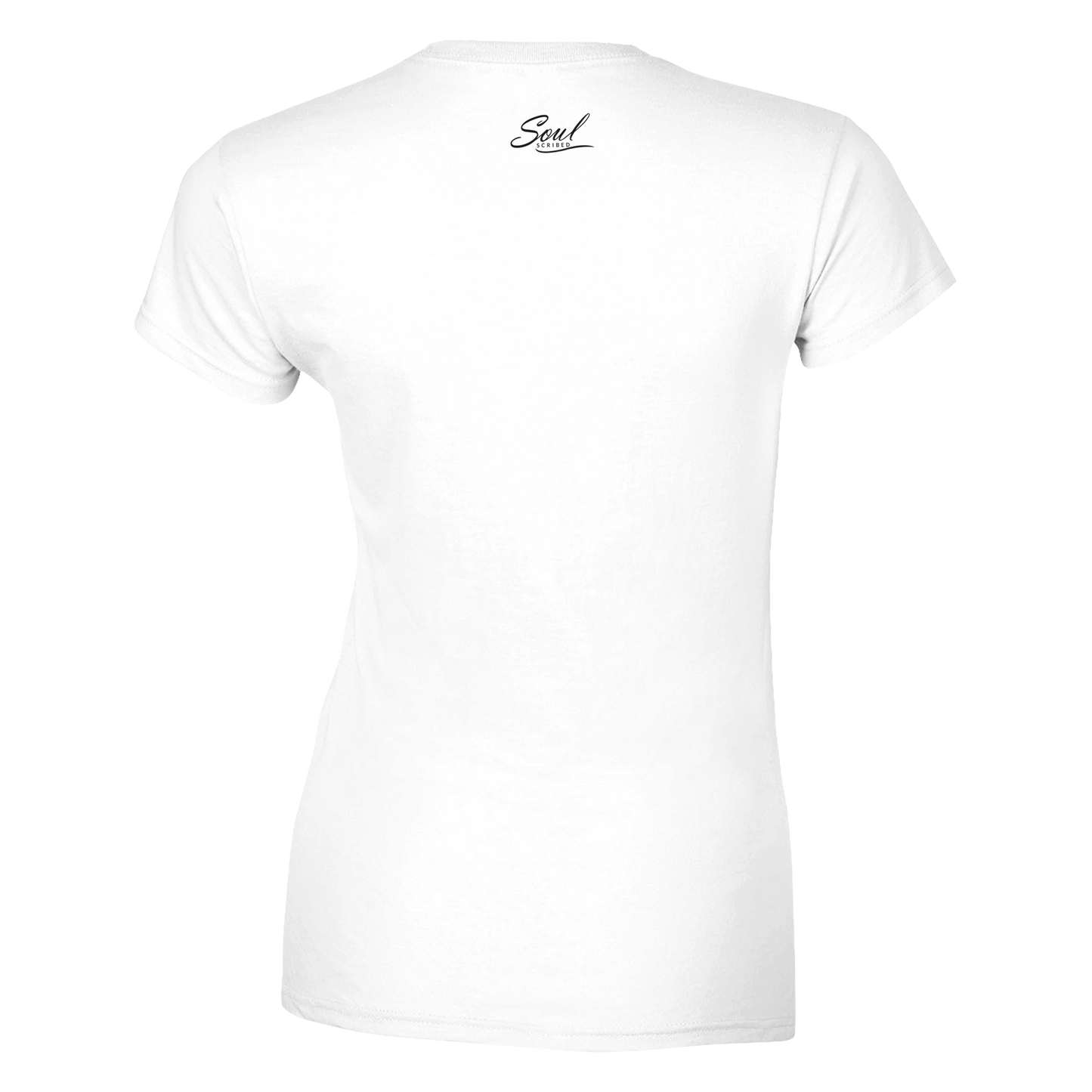 Time Surfer - Classic Womens Crewneck Graphic Tee White Back