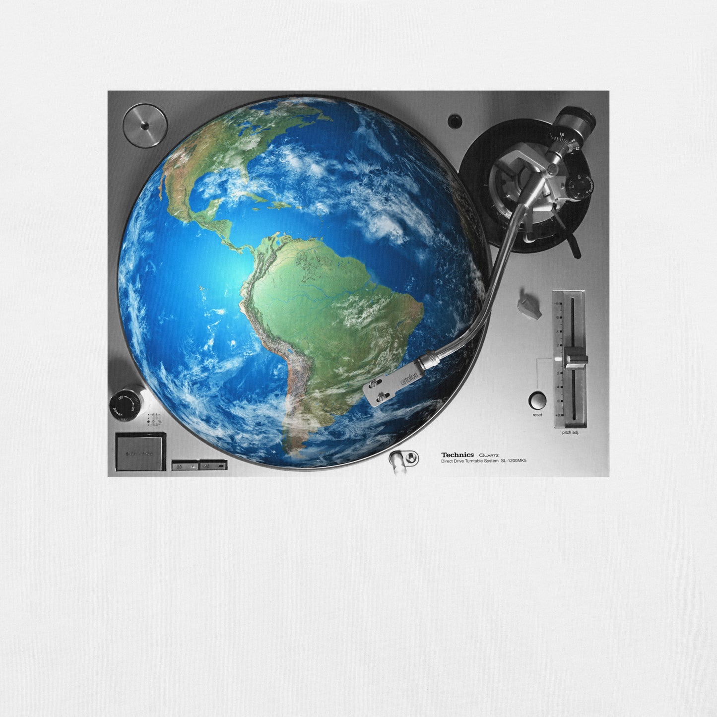 Earth Music - Classic Womens Crewneck T-shirt