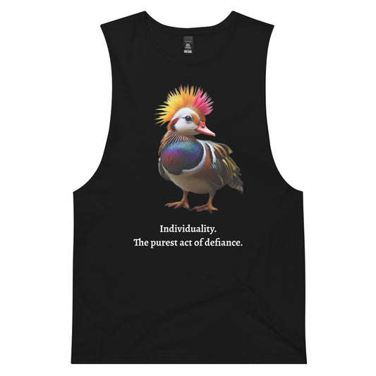 Mandarin Punk - Men’s drop arm tank top