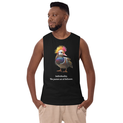 Mandarin Punk - Men’s drop arm tank top