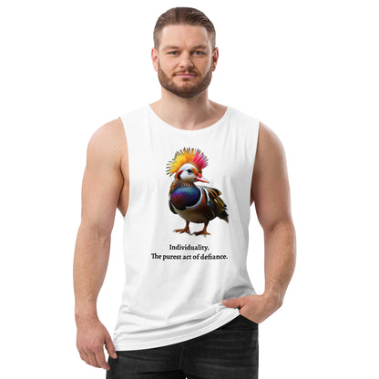 Mandarin Punk - Men’s drop arm tank top
