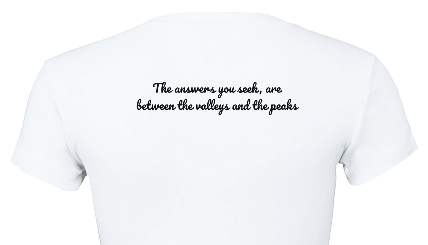 Valleys & Peaks Classic Womens Crewneck T-shirt